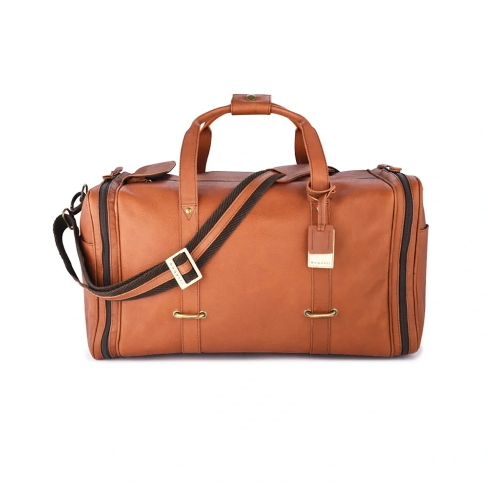 Bugatti Bello Duffle Bag in Cognac